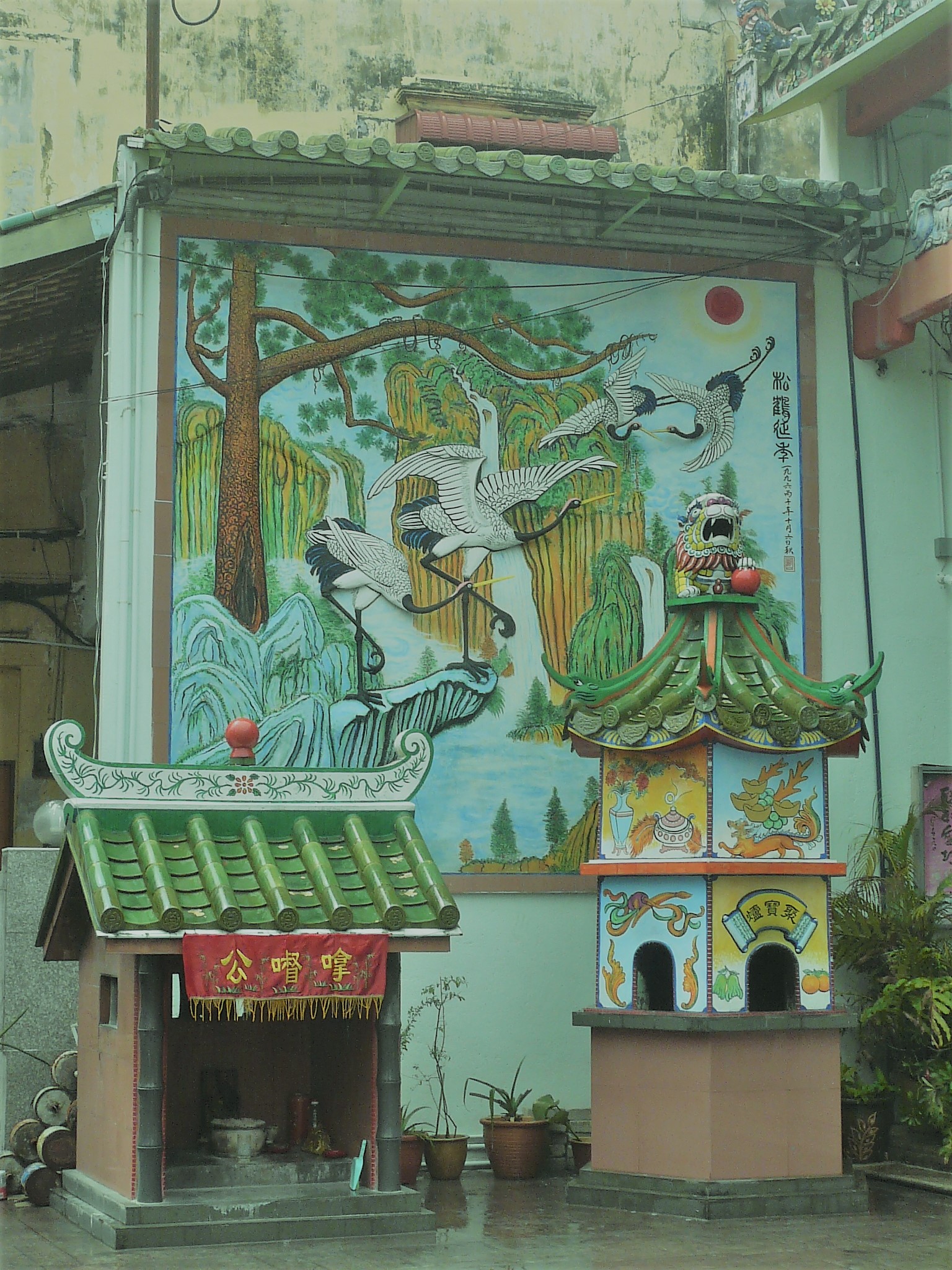 Hôtel pour les dieux, dans le temple chinois de Maleshaboha